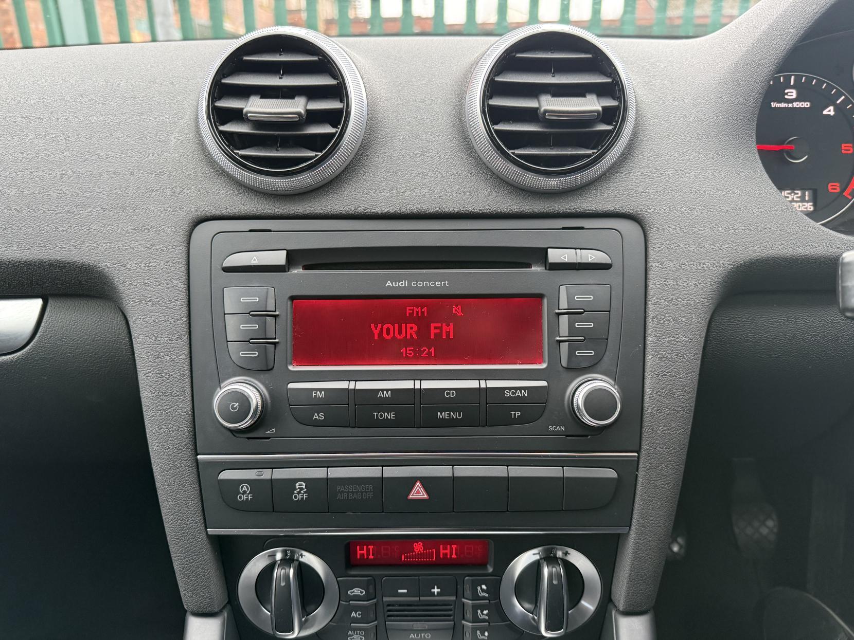 Audi A3 1.6 TDI Sport Sportback 5dr Diesel Manual Euro 5 (s/s) (105 ps)