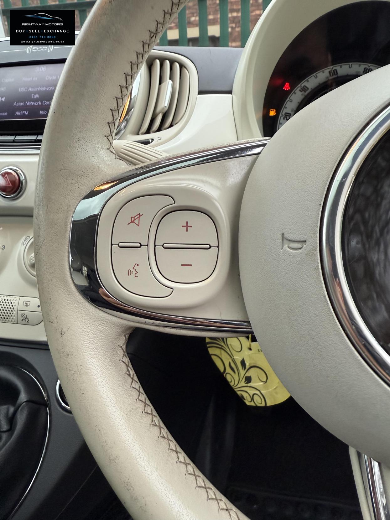 Fiat 500 1.2 Lounge Hatchback 3dr Petrol Manual Euro 6 (s/s) (69 bhp)